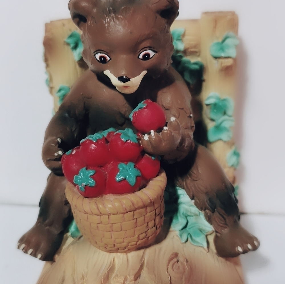 𝅺ONE Vintage Franklin The Turtle - little Bear Bookend
